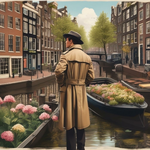 speurtocht Amsterdam boat